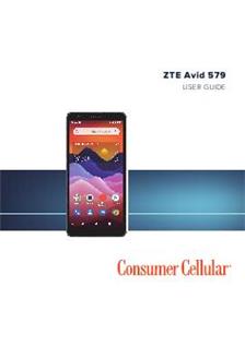 ZTE Avid 579 manual. Smartphone Instructions.